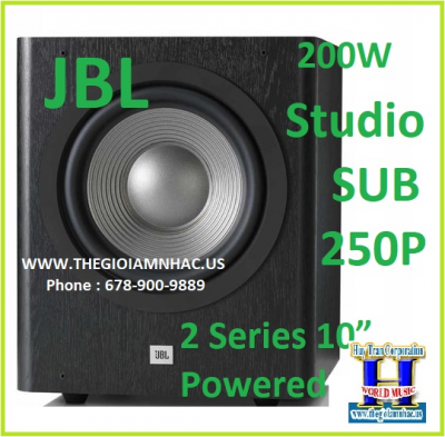 +      New JBL Studio Sub 250P (200W)